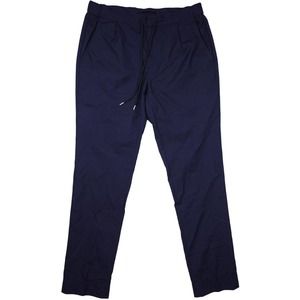 SUITSUPPLY Ames Pleated Men's 34 Navy Wool Drawstring Pants EU 50 Free Shipping